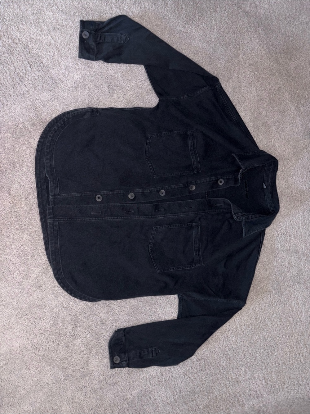 Vuori Mackenzie Shirt Jacket Shacket
Heather Black XS/S Oversized EUC - Picture 2 of 6